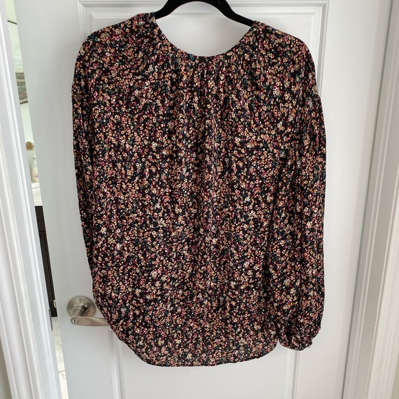 Balloon Sleeve Floral Print Blouse - Picture 7 of 11